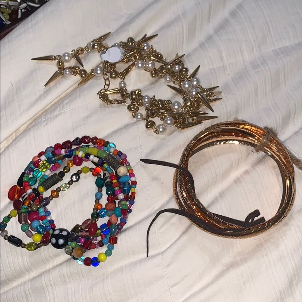 Various bracelets